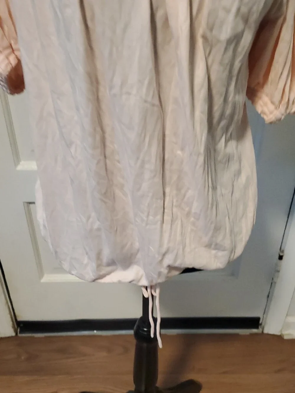 LOFT Light Pink Gathered Peasant Blouse